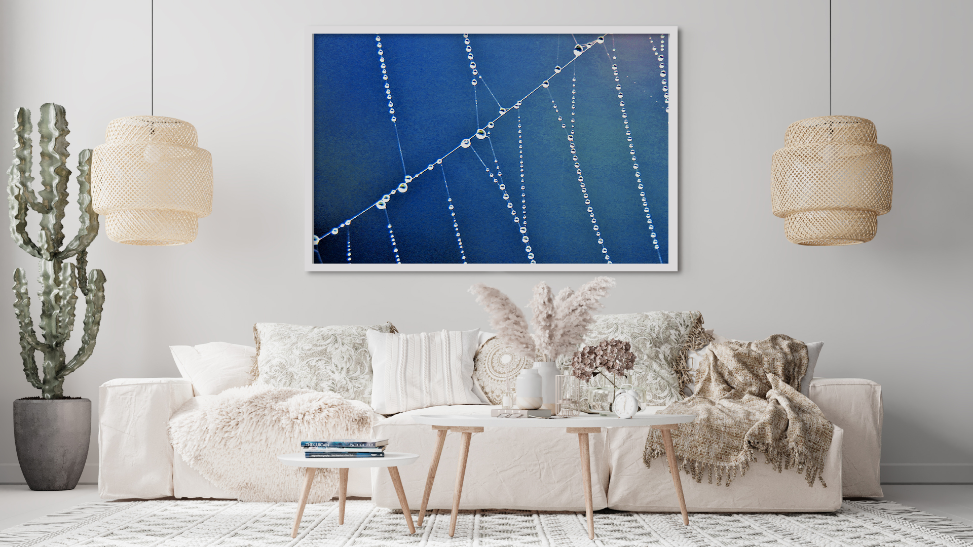 Parker In The Blue original abstract contextualised office art modern decor photo print by Blair Montague Drake